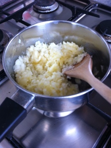 cook the onions until they are sweet and caramalised